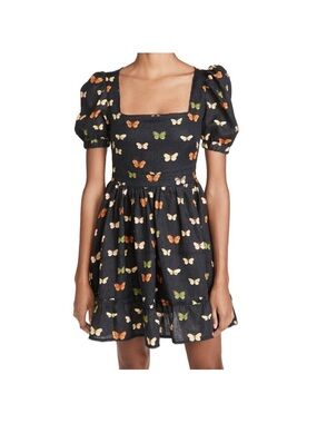 knee length dresses for ladies Agua Bendita Isadora Numen Floral Minidress main image 1